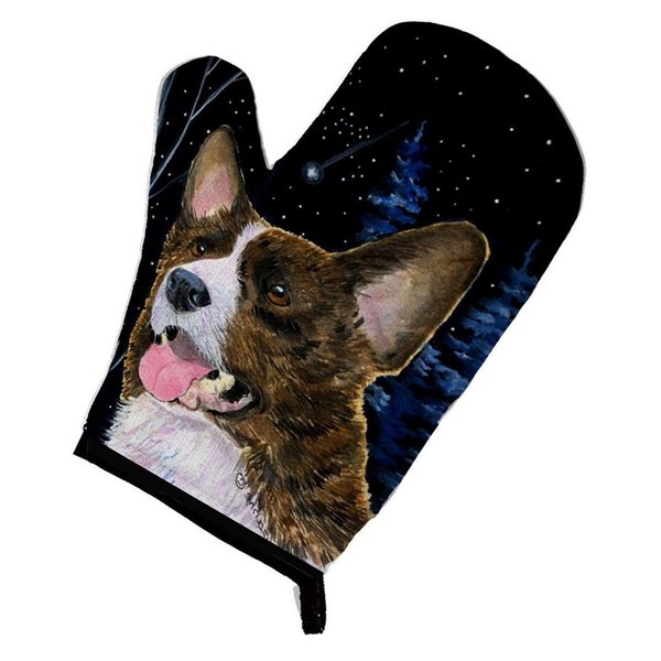 Carolines Treasures Starry Night Corgi Oven Mitt SS8387OVMT